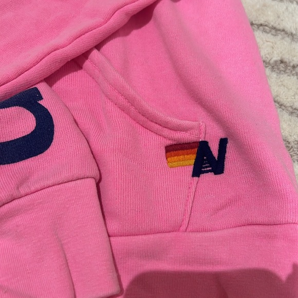 Pink Aviator Nation Zip-Up Hoodie - Picture 5 of 5